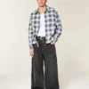 Camisa de flanela quadrada