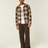 Camisa de flanela quadrada