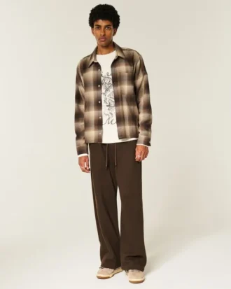 Camisa de flanela quadrada