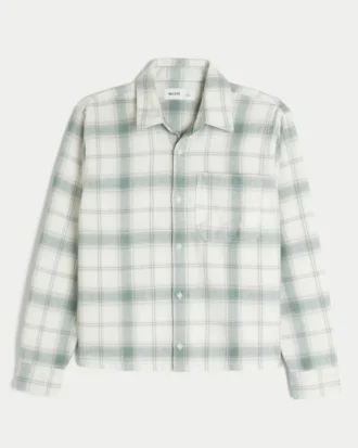 Camisa de flanela quadrada