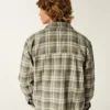 Camisa de flanela quadrada