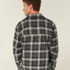 Camisa de flanela quadrada
