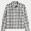Camisa de flanela quadrada
