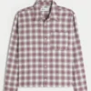 Camisa de flanela quadrada