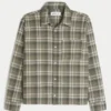 Camisa de flanela quadrada