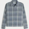 Camisa de flanela quadrada