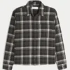 Camisa de flanela quadrada