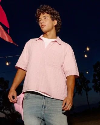 Camisa de manga curta com bolsos