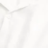 Camisa de manga curta em linho misturado