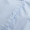 Camisa de manga curta em popeline elástico com botões