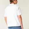 Camisa de manga curta em seersucker