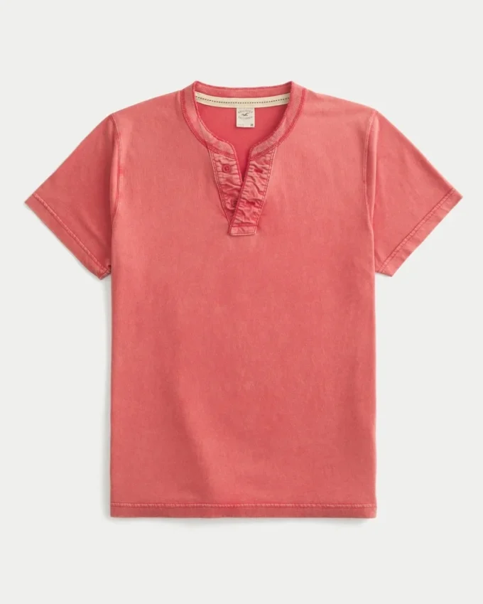 Camisa Henley de manga curta Vault Release
