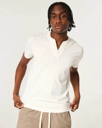 Camisa Henley de manga curta Vault Release