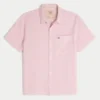 Camisa Icon de manga curta em seersucker