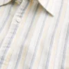 Camisa Oxford de manga curta super larga