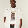 Camisa western de manga curta