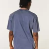 Camiseta boxy com estampa humorística