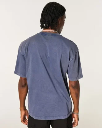 Camiseta boxy com estampa humorística