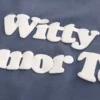 Camiseta boxy com estampa humorística