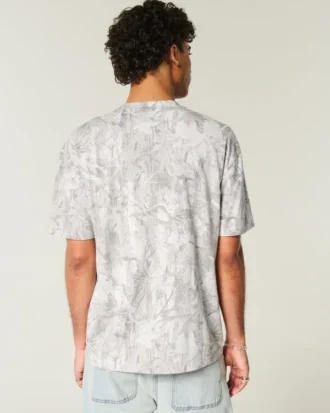 Camiseta Boxy New York University Graphic Camo
