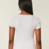 Camiseta com decote redondo