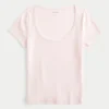 Camiseta com decote redondo