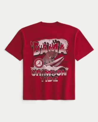 Camiseta com estampa Alabama Crimson Tide
