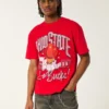 Camiseta com estampa Boxy Ohio State Buckeyes