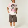 Camiseta com estampa Boxy Ohio State Buckeyes