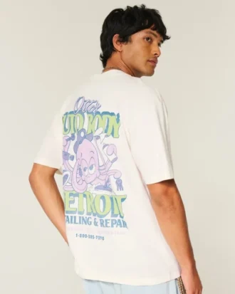 Camiseta com estampa da Boxy Otto’s Auto Body