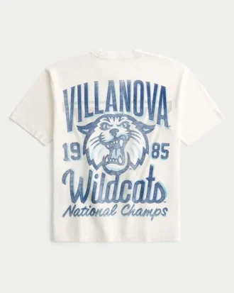 Camiseta com estampa da Universidade de Villanova Wildcats