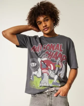 Camiseta com estampa da Universidade do Alabama Crimson Tide