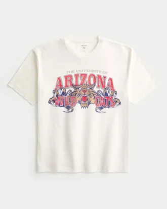 Camiseta com estampa da Universidade do Arizona Wildcats