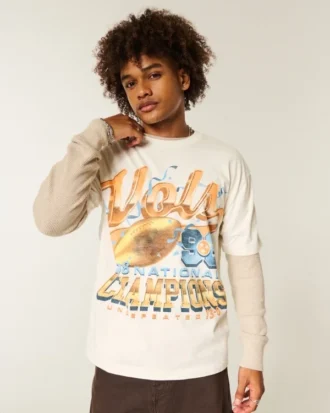 Camiseta com estampa da Universidade do Tennessee Volunteers