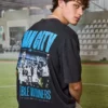 Camiseta com estampa do Manchester City