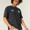 Camiseta com estampa do Manchester City