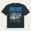 Camiseta com estampa do Manchester City
