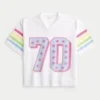 Camiseta com estampa geométrica