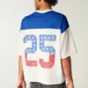 Camiseta com estampa geométrica