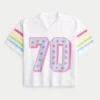 Camiseta com estampa geométrica