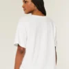 Camiseta com estampa LSU Tigers e decote fácil