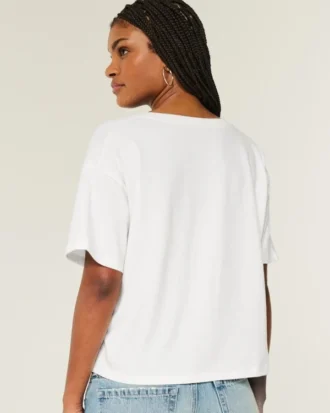 Camiseta com estampa LSU Tigers e decote fácil