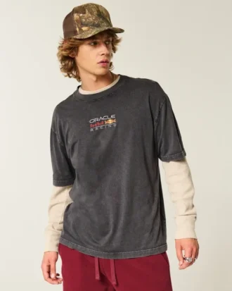 Camiseta com estampa Oracle Red Bull Racing