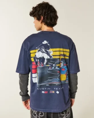 Camiseta com estampa Oracle Red Bull Racing