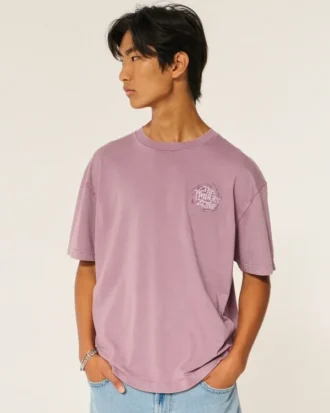 Camiseta com estampa The Twilight Zone em algodão boxy