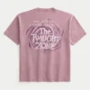 Camiseta com estampa The Twilight Zone em algodão boxy