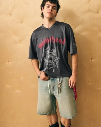 Camiseta curta com estampa Motörhead