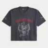 Camiseta curta com estampa Motörhead