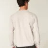 Camiseta de manga comprida em algodão