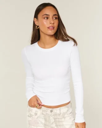 Camiseta de manga comprida para bebés